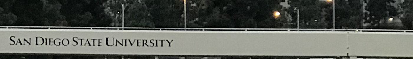 SDSU Bridge Over College Avenue